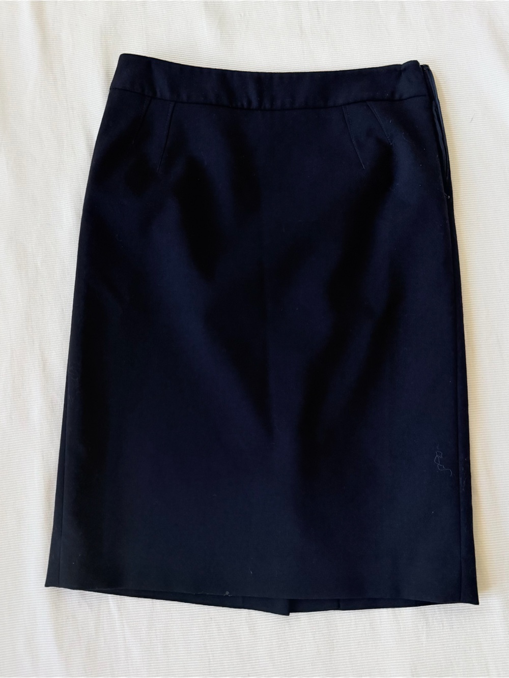 Ann Taylor Loft Womens Petite Pencil Skirt Button Casual Business 2P